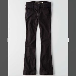 American Eagle Black Boot Kick Pants Size 4